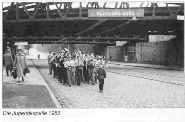 Die Jugendkapelle 1955